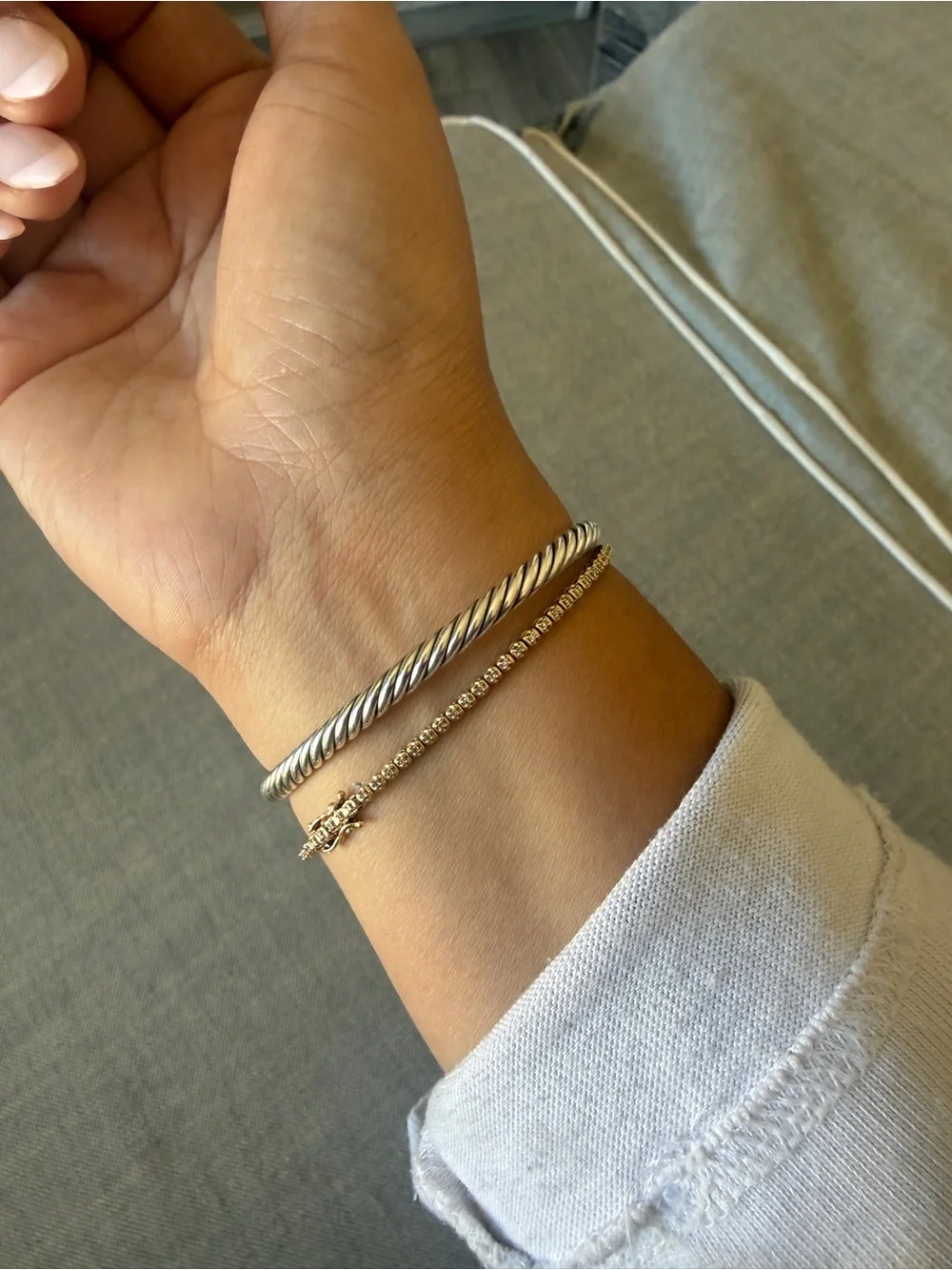 David Yurman 4mm cable flex bracelet